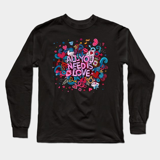 valentine day Long Sleeve T-Shirt by baha2010